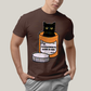Camiseta Algodão Unissex T shirt Gato Antidepressants