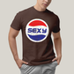 Camiseta Algodão Unissex T shirt Sexy Logo Pep si