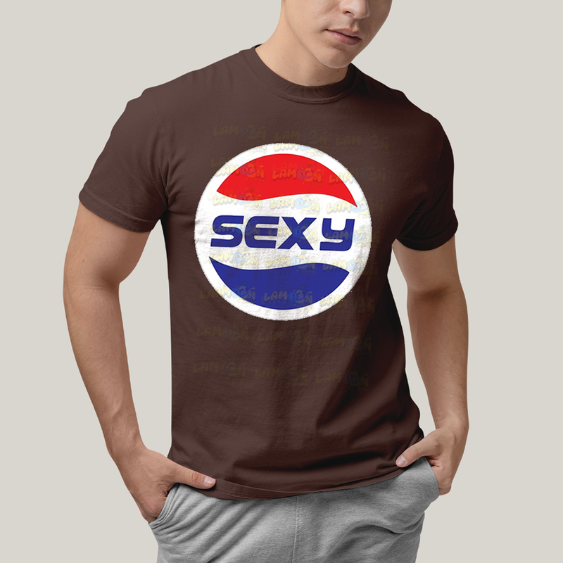 Camiseta Algodão Unissex T shirt Sexy Logo Pep si