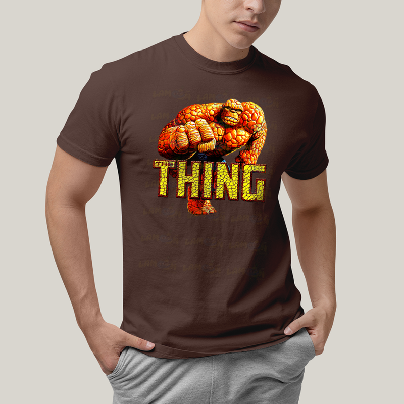 Camiseta Algodão Unissex T shirt Quarteto Fantástico Thing Coisa