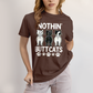 Camiseta Algodão Unissex T shirt Gatinhos Nothin Butt Cats