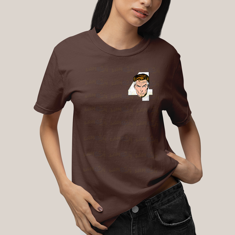 Camiseta Algodão Unissex T shirt Quarteto Fantástico Logo Sr Fantástico