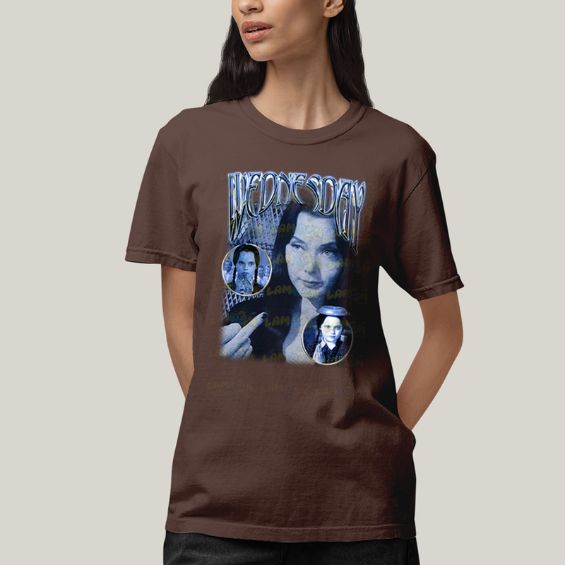 Camiseta Algodão Unissex T shirt Wandinha Retrô