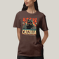 Camiseta Algodão Unissex T shirt Gato Catzilla Godzilla Meme