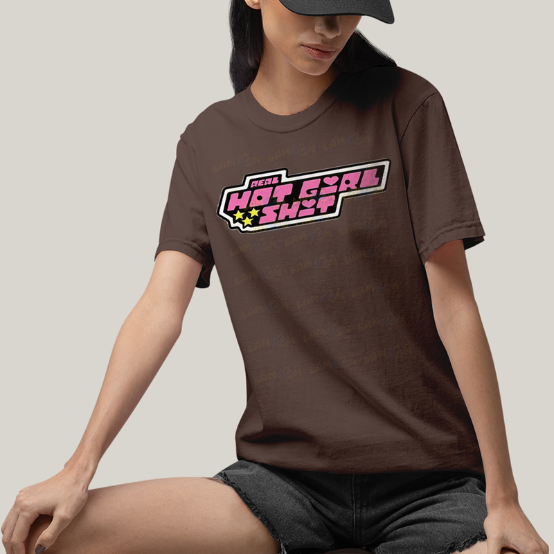 Camiseta Algodão Unissex T shirt Real Hot Girl Shit