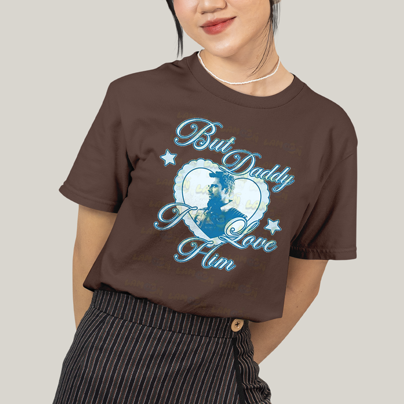 Camiseta Algodão Unissex T shirt Sebastian Stan Bucky Barnes Soldado Invernal Azul