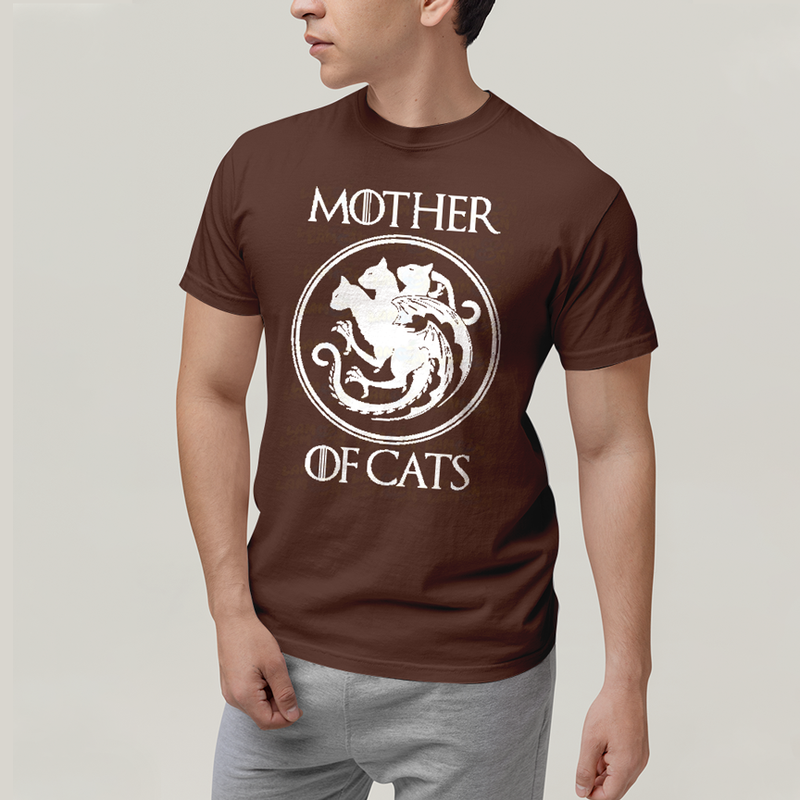 Camiseta Algodão Unissex T shirt Mother of Cats