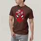 Camiseta Algodão Unissex T shirt Homem Aranha Rosto Figurinhas