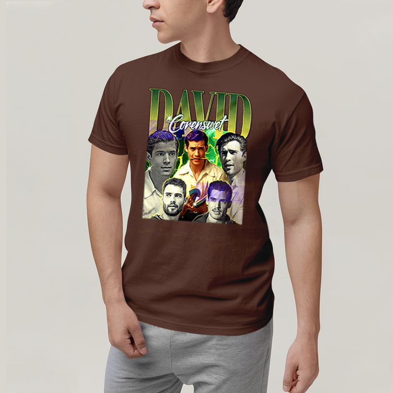 Camiseta Algodão Unissex T shirt Superman David Corenswet Verde