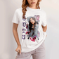 Camiseta Algodão Unissex T shirt Olivia Rodrigo Or Guts Vampire Roxo FC