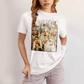 Camiseta Algodão Unissex T shirt- Lady Gaga Cantora de Ouro