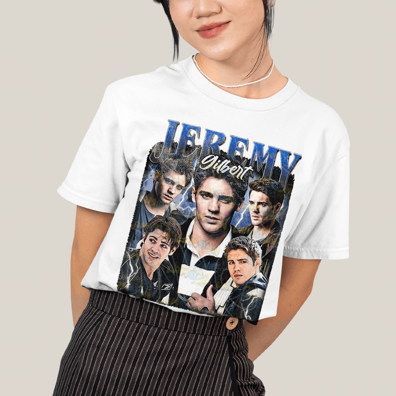 Camiseta Algodão Unissex T shirt- Jeremy Gilbert Diario de Um Vampiro