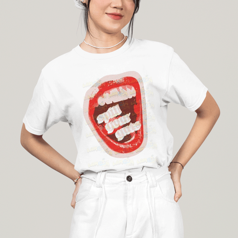 Camiseta Algodão Unissex T shirt Olivia Rodrigo Boca