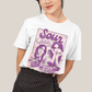 Camiseta Algodão Unissex T shirt Olivia Rodrigo Sour Roxo