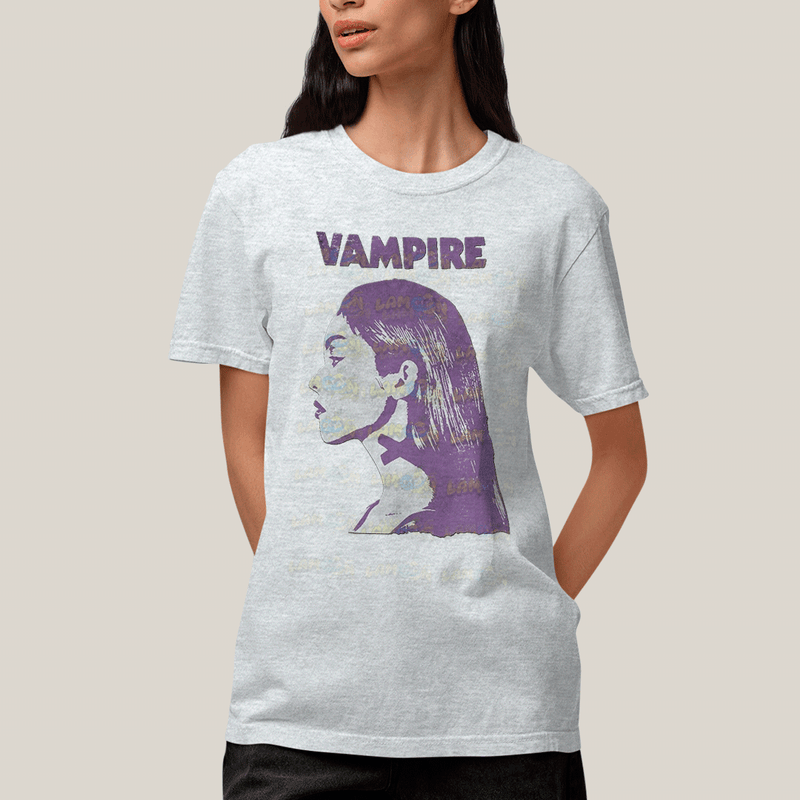 Camiseta Algodão Unissex T shirt Olivia Rodrigo Vampire