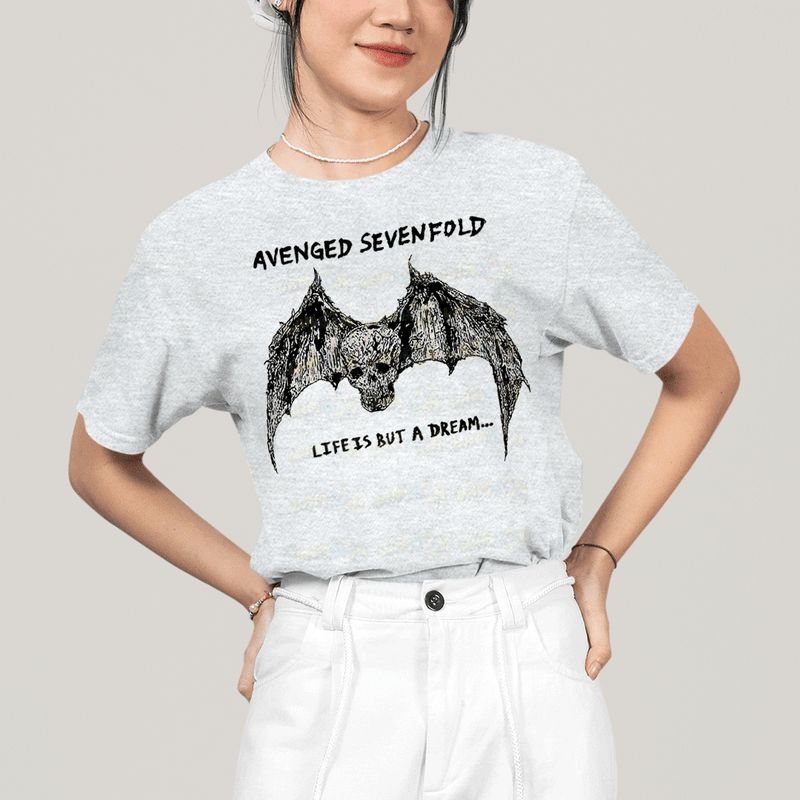 Camiseta Algodão Unissex T shirt- Avenged Sevenfold Life Is But a Dream