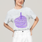 Camiseta Algodão Unissex T shirt Olivia Rodrigo Bolo Roxo