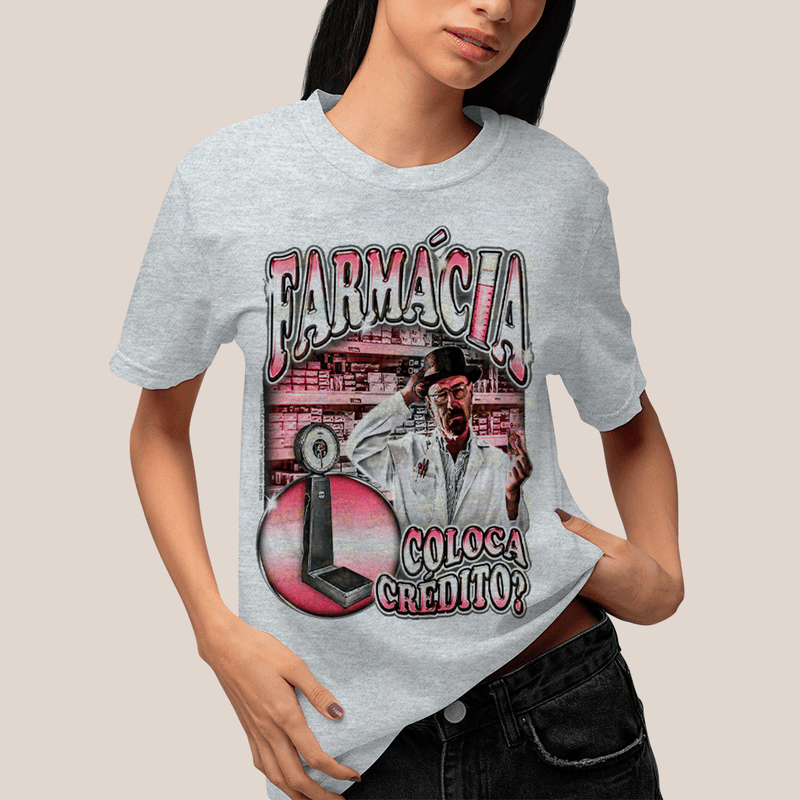 Camiseta Algodão Unissex T shirt-  Farmácia Walter White Breaking Bad