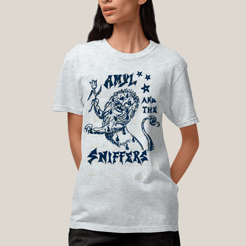 Camiseta Algodão Unissex T shirt- Amyl And The Sniffers Leão