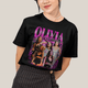 Camiseta Algodão Unissex T shirt Olivia Rodrigo Cantora Pink