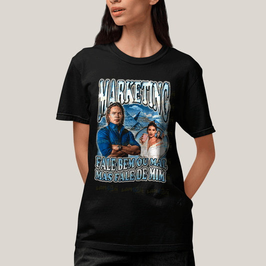 Camiseta Algodão Unissex T shirt-  Marketing Virginia Thiago Finch Felca-