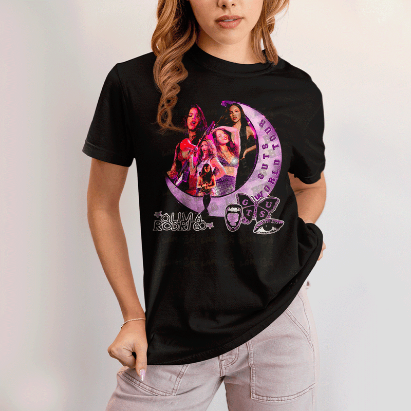 Camiseta Algodão Unissex T shirt Olivia Rodrigo Lua