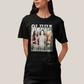 Camiseta Algodão Unissex T shirt Olivia Rodrigo Prateado 1