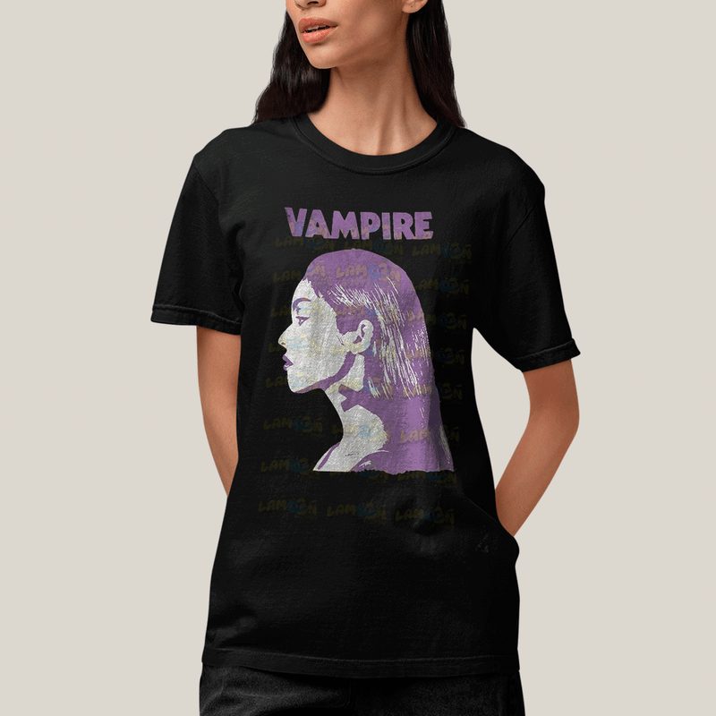 Camiseta Algodão Unissex T shirt Olivia Rodrigo Vampire