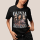 Camiseta Algodão Unissex T shirt Olivia Rodrigo Prateado
