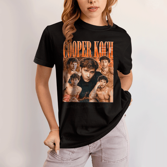 Camiseta Algodão Unissex T shirt- Cooper Koch Ator Laranja-