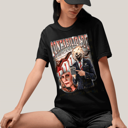 Camiseta Algodão Unissex T shirt- Contabilidade Meme