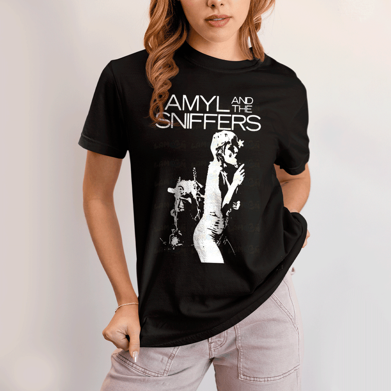 Camiseta Algodão Unissex T shirt-  Amyl And The Sniffers 1