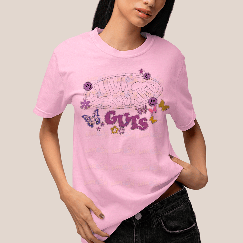 Camiseta Algodão Unissex T shirt Olivia Rodrigo Bad Idea Right FC