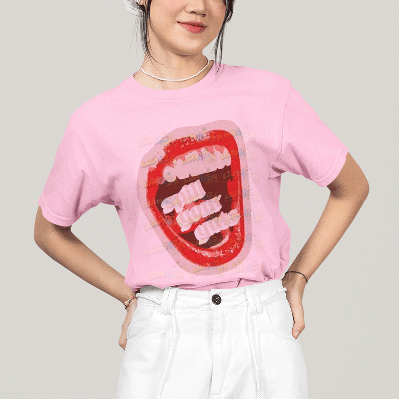 Camiseta Algodão Unissex T shirt Olivia Rodrigo Boca