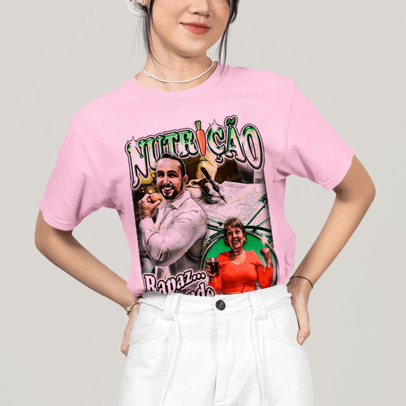 Camiseta Algodão Unissex T shirt- Nutrição Rodrigo Goes