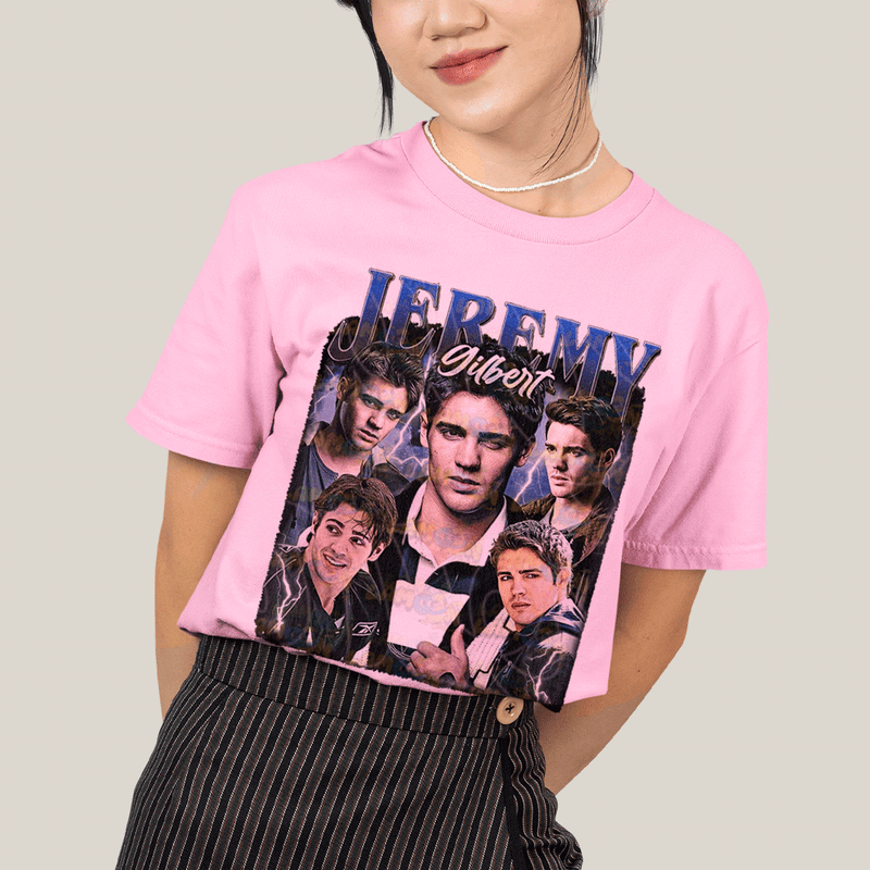 Camiseta Algodão Unissex T shirt- Jeremy Gilbert Diario de Um Vampiro