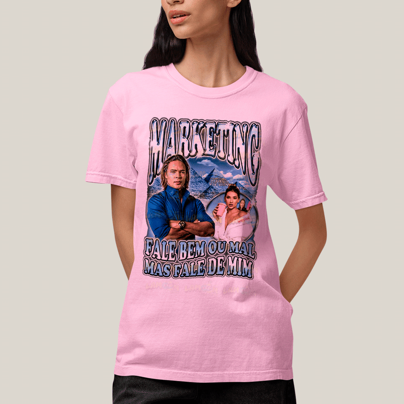 Camiseta Algodão Unissex T shirt-  Marketing Virginia Thiago Finch Felca-