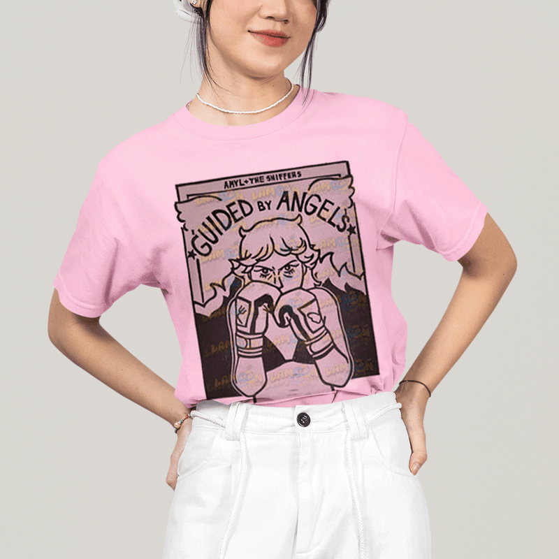 Camiseta Algodão Unissex T shirt- Amyl And The Sniffers Guided By Angels