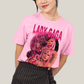 Camiseta Algodão Unissex T shirt- Lady Gaga Alienigena Pink