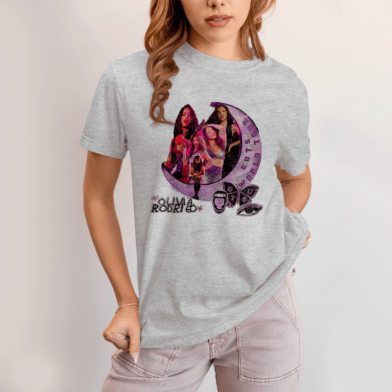 Camiseta Algodão Unissex T shirt Olivia Rodrigo Lua