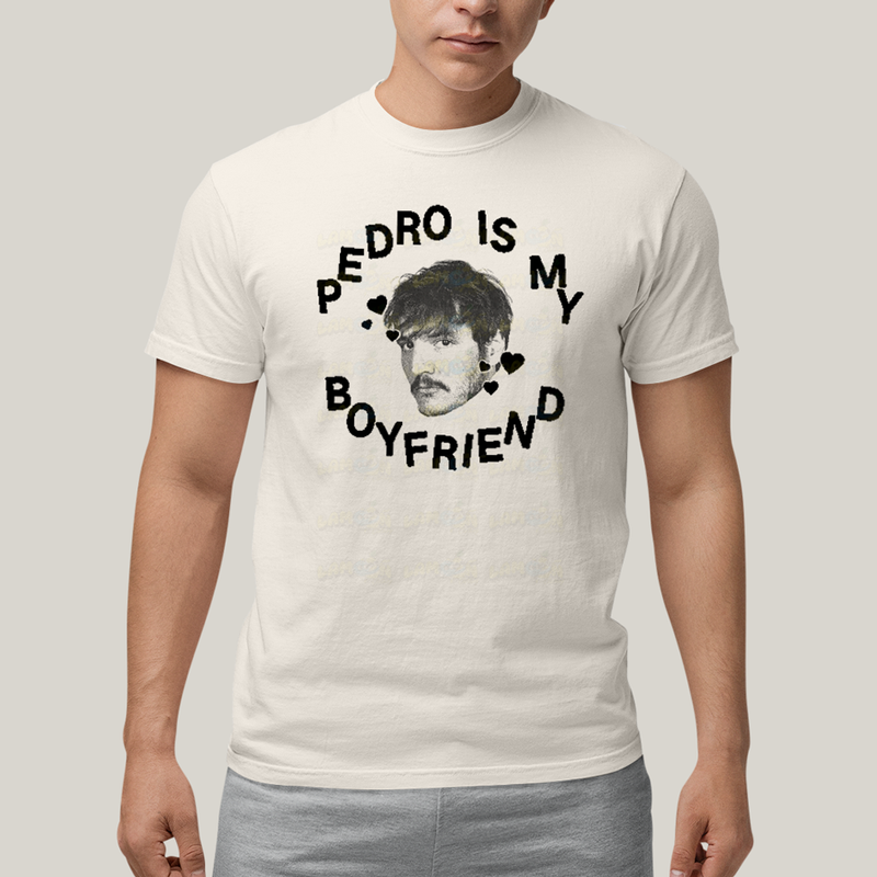 Camiseta Algodão Unissex T shirt Pedro Pascal Is My Boy Friend Quarteto Fantástico