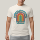Camiseta Algodão Unissex T shirt Anti Social Club Arco Iris
