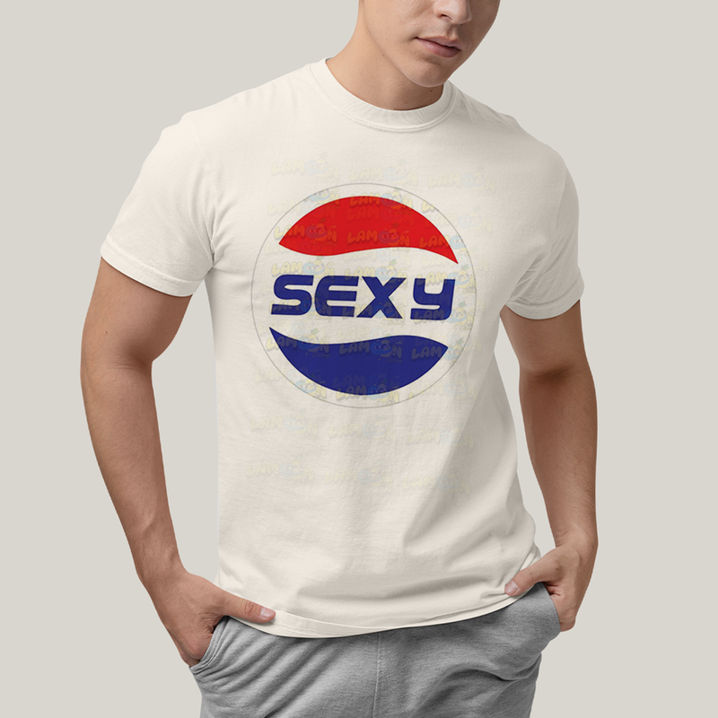 Camiseta Algodão Unissex T shirt Sexy Logo Pep si