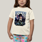 Camiseta Infantil Algodão Unissex T shirt Wandinha Wednesday Blue
