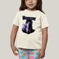 Camiseta Infantil Algodão Unissex T shirt Wandinha Roxo Wednesday