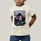 Camiseta Infantil Algodão Unissex T shirt Wandinha Wednesday Blue