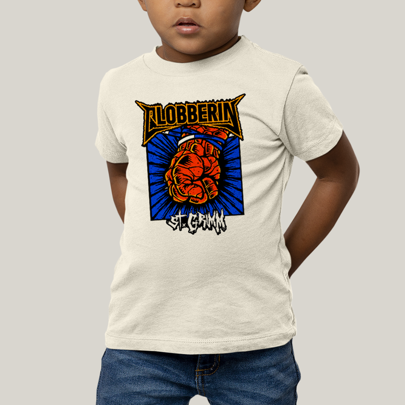 Camiseta Infantil Algodão Unissex T shirt Quarteto Fantástico Punho de Coisa