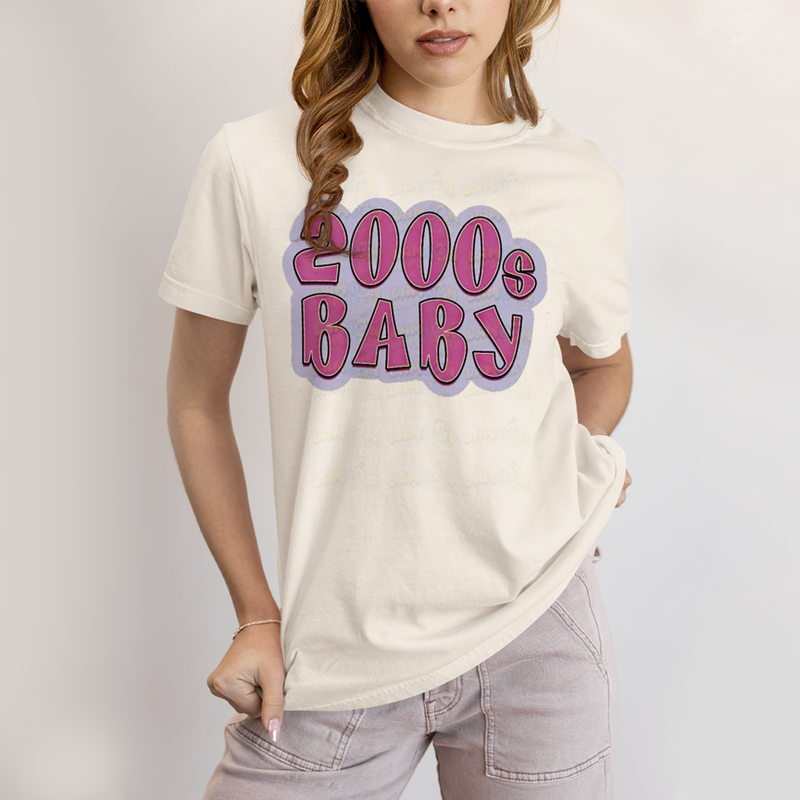 Camiseta Algodão Unissex T shirt 2000s Baby