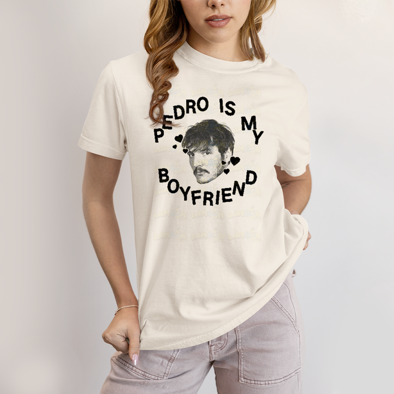 Camiseta Algodão Unissex T shirt Pedro Pascal Is My Boy Friend Quarteto Fantástico