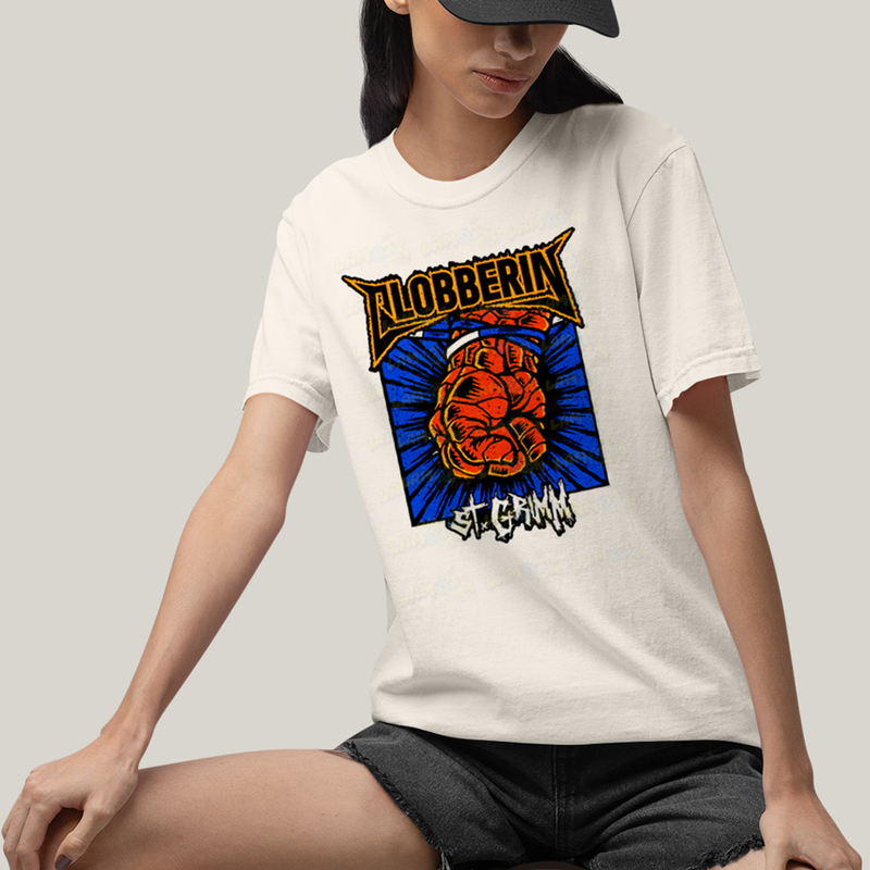 Camiseta Algodão Unissex T shirt Quarteto Fantástico Punho do Coisa